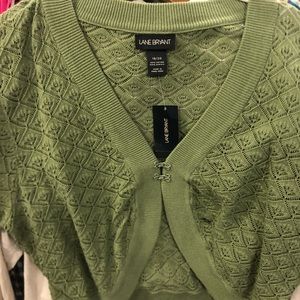 Lane Bryant plus size, short sleeve shrug
